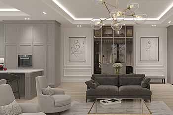 Shermans Builders Inc. Full 3D Kitchen Design3